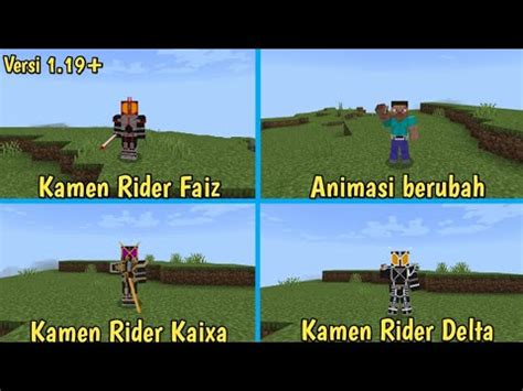 Addon Terkeren Kamen Rider Faiz Terbaru Ada Animasi Berubah V