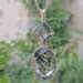 Natural Lovely Rutilated Quartz Pendant Sterling Silver Pendant