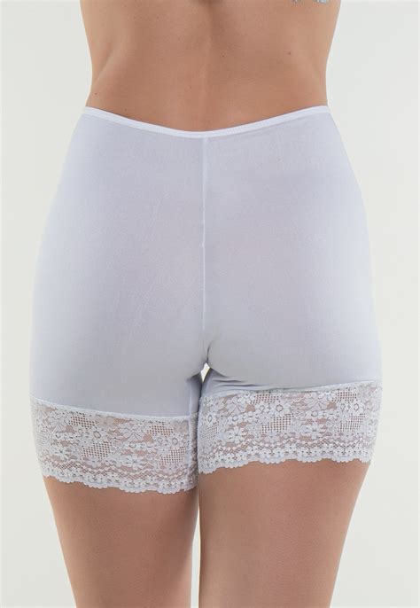 Anágua Bravaa Store Short Bermuda Liso Segunda Pele Saia e Vestido Feminina Lingerie Invisível