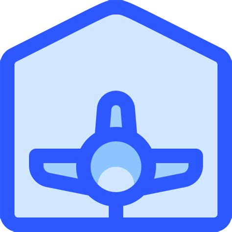 Icono De Hangar Generic Blue