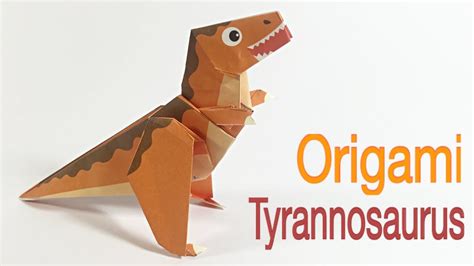 Tyrannosaurus Rex T Rex Tutorial Easy Dinosaur Origami Origami