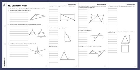 Free Geometry Triangle Proofs Worksheet Download Free Geometry