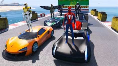 Carros Legais Homem Aranha e Heróis Сhallenge Spiderman Cool Cars