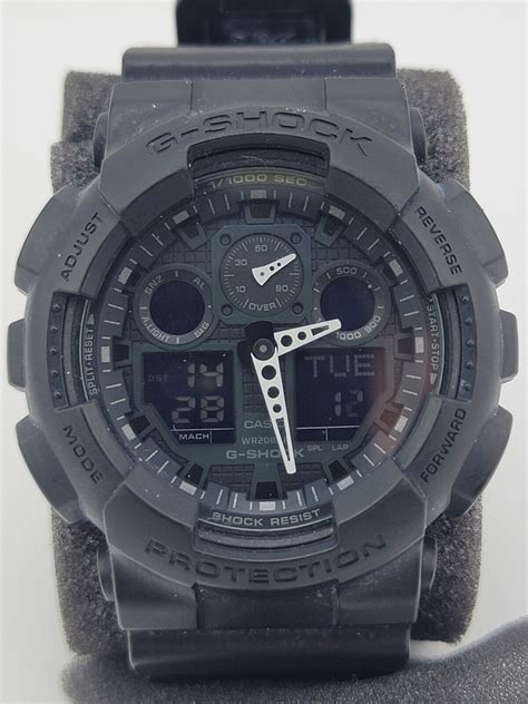 Great Condition Black Casio G Shock GA 100 Module 5081 With Box New