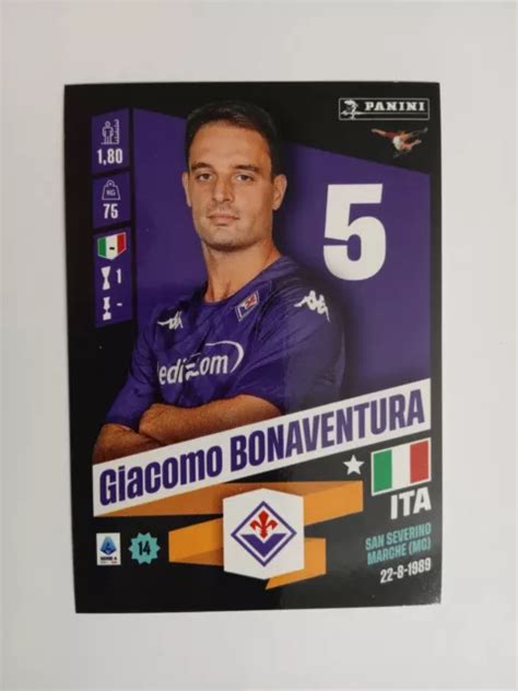 Figurina Calciatori Panini Fiorentina Bonaventura N Con