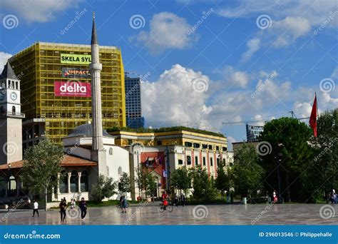 Tirana Albania - August 29 2022 : City Centre Editorial Photo - Image