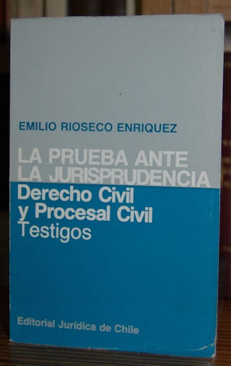 La Prueba Ante La Jurisprudencia Derecho Civil Y Procesal Civil