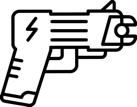 Aturdir Pistola Vector Icono Vector En Vecteezy