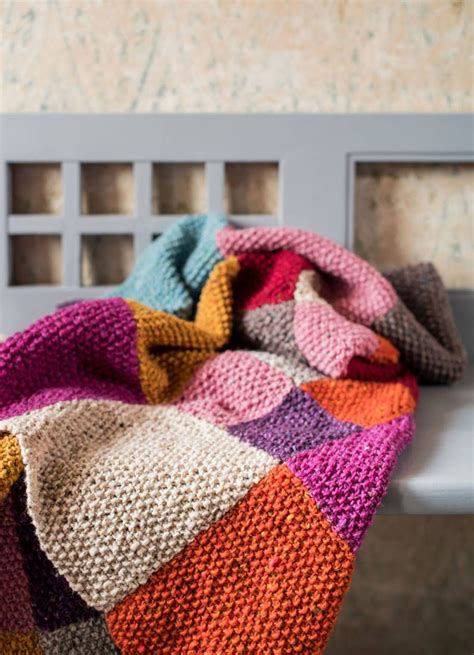 Landlust Strickset Patchwork Decke Patchworkdecke Stricken