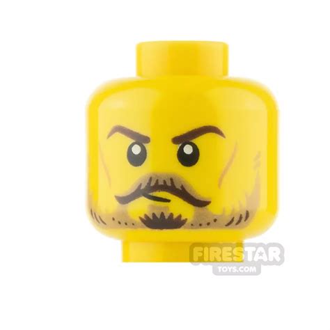 Lego Minifigure Heads Tan Beard