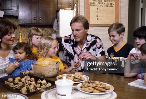 Portrait of Pittsburgh Steelers Jack Lambert at home with family ...