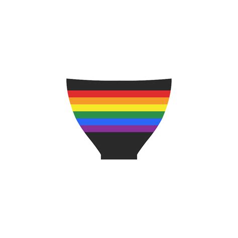 Gay Pride Rainbow Flag Stripes Custom Bikini Swimsuit Id D