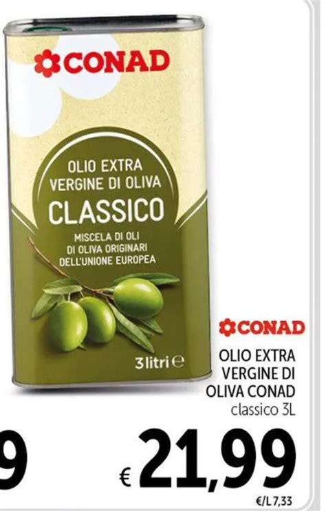 CONAD OLIO EXTRA VERGINE DI OLIVA CONAD Classico 3L Offerta Di Spazio Conad