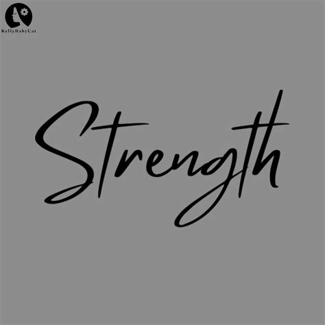 Strength Beautiful Typography Self Empowerment Quote Mental Inspire