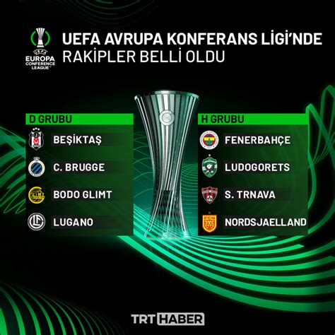 Uefa Avrupa Konferans Ligi Nde Be Ikta Ve Fenerbah E Nin Rakipleri