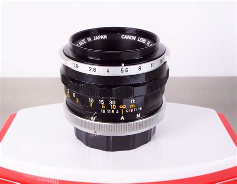 Classic Canon FL 50mm f1.8 Lens – still going strong since the 1960s ...