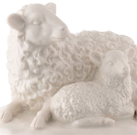 Belleek Sheep Figurine