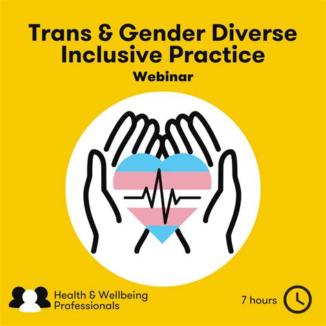 Trans And Gender Diverse Inclusive Practice Webinar Acon Pride Training