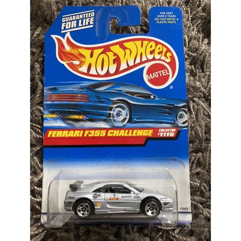 Hot Wheels Ferrari F355 Challenge Kelabu Shopee Malaysia