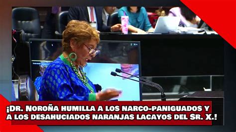 VEAN Dr Noroña humilla a los narco paniguados y a los desahuciados