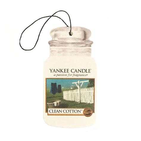 Yankee Candle Clean Cotton Car Jar Air Freshener (1020639E) - Candle ...