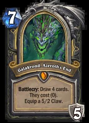 Galakrond Azeroth S End Descent Of Dragons Hearthstone Cards Out