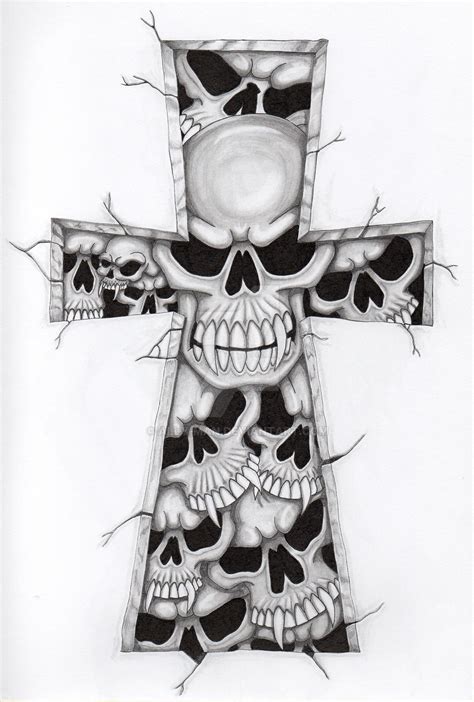 Cross And Skulls 01 By Ally Man On DeviantArt