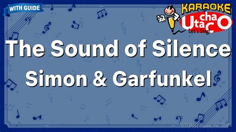 The Sound Of Silence Simon Garfunkel Karaoke With Guide YouTube