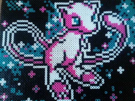 Mew Perler Card Art by Perler-Pop on DeviantArt