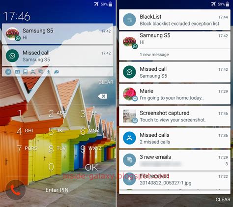 Samsung Galaxy S How To Use Lock Screen Notifications In Android