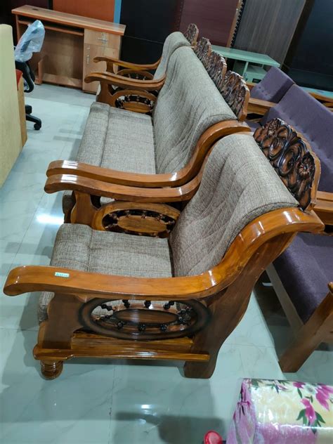 5 Seater Teakwood Sofa Set At 29999 In Coimbatore ID 24259446833