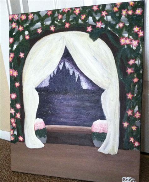 Tangled castle Tangled Castle, Art Portfolio, Painting, Painting Art ...