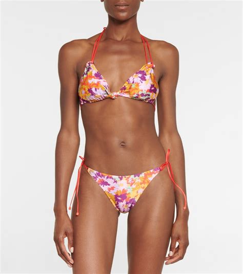 Zimmermann Violet Floral Bikini Zimmermann