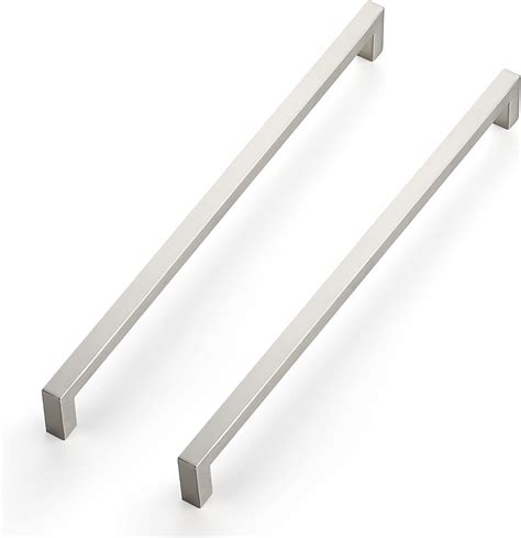 Ravinte Pack Inch Kitchen Square Cabinet Handles Satin Nickel