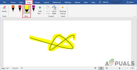 how to draw in a word doc