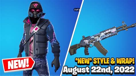 New Abstrakt Style Wrap Fortnite Item Shop August Nd