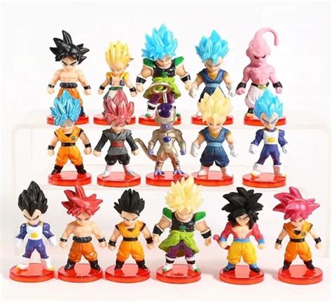 Set Figuras Dragon Ball 16 Piezas Coleccion Envío Gratis Meses sin