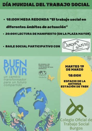 Día Mundial del Trabajo Social 2024 en Burgos Portal del Consejo