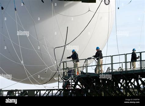 Raytheon Flight Crew Employees Launch A Tethered Unmanned Aerostat Part