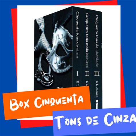 Livro Box Trilogia Cinquenta Tons De Cinza Shopee Brasil