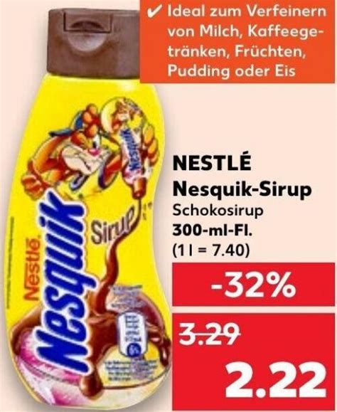 Nestl Nesquik Sirup Kaufland M Rz