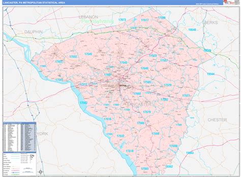 Lancaster Pa Zip Codes Map