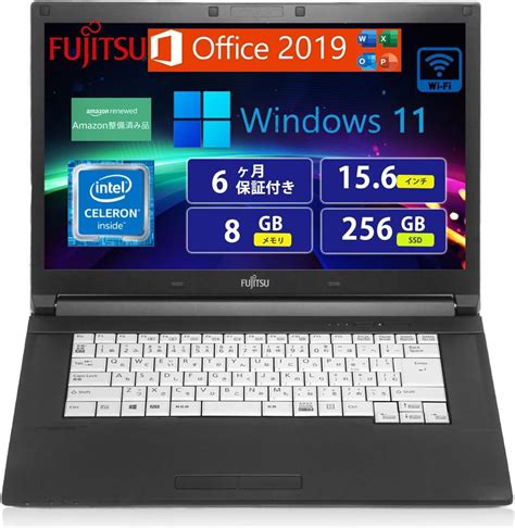 Amazon co jp 整備済み品 富士通 ノートPC FUJITSU LIFEBOOK A576 第6世代 インテル Celeron