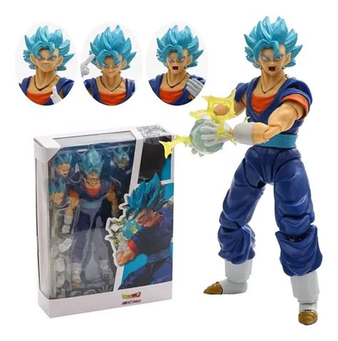 Figura Super Saiyan Vegito Blue Dragon Ball Super Con Caja Cuotas