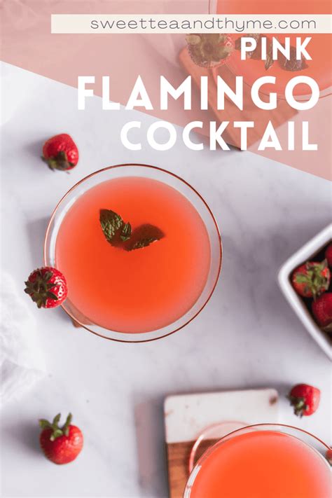 A Fruity And Boozy Drink The Flamingo Cocktail Is An Easy Summer