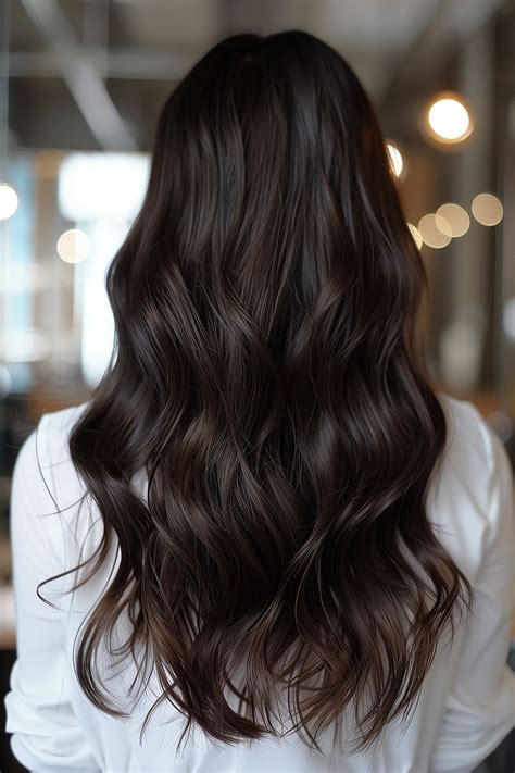 27 Gorgeous Dark Brown Hair Color Ideas for Women
