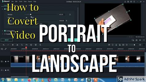 How To Convert Or Flip Portrait Video To Landscape Vertical To