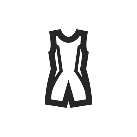 Triathlon suit icon in thick outline style. Black and white monochrome ...