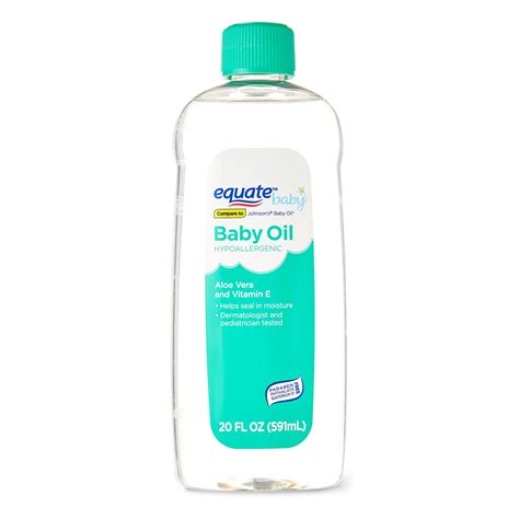 Brandclub - Equate Baby Oil with Aloe Vera and Vitamin E, 20 fl oz