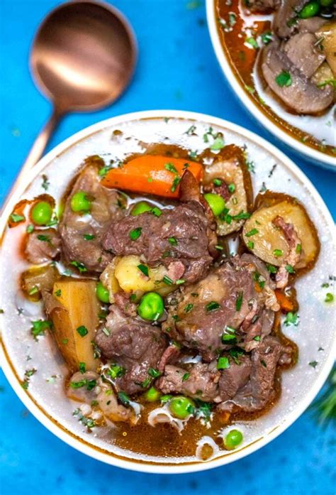 Lamb Stew Irish In A Slow Cooker Recipe Video S Sm